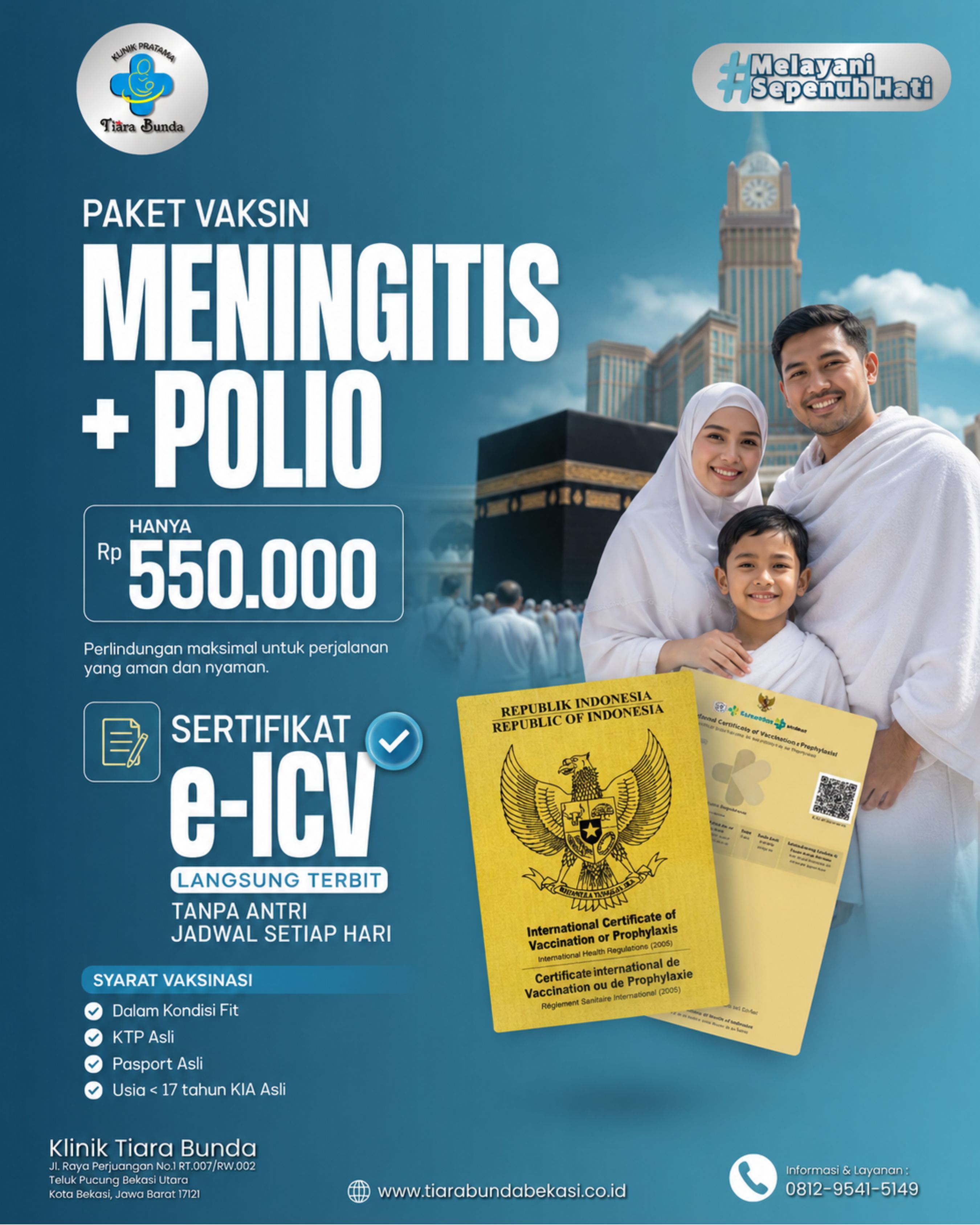 Vaksin Meningitis Bekasi