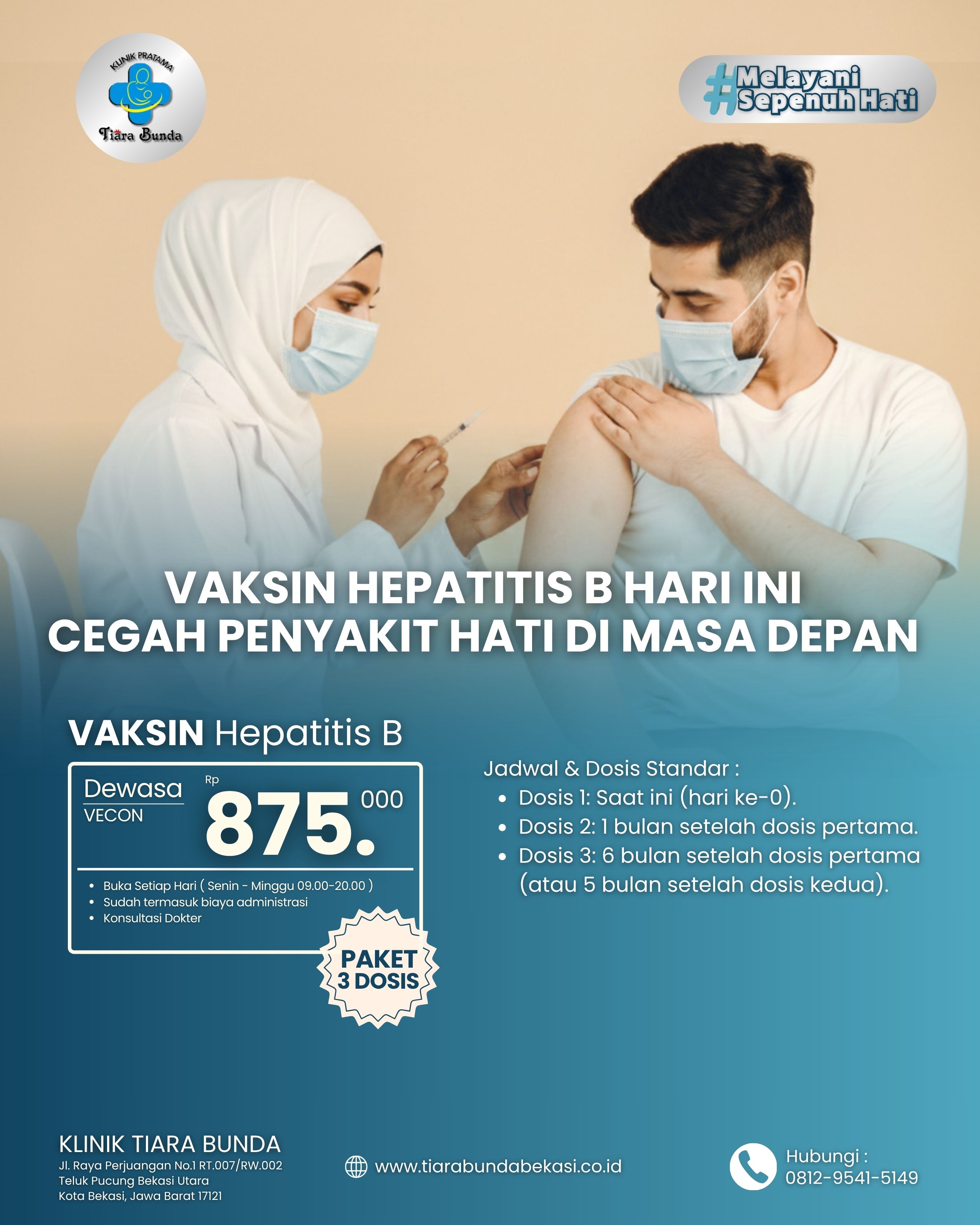 Vaksin Hepatitis B 3x Dosis