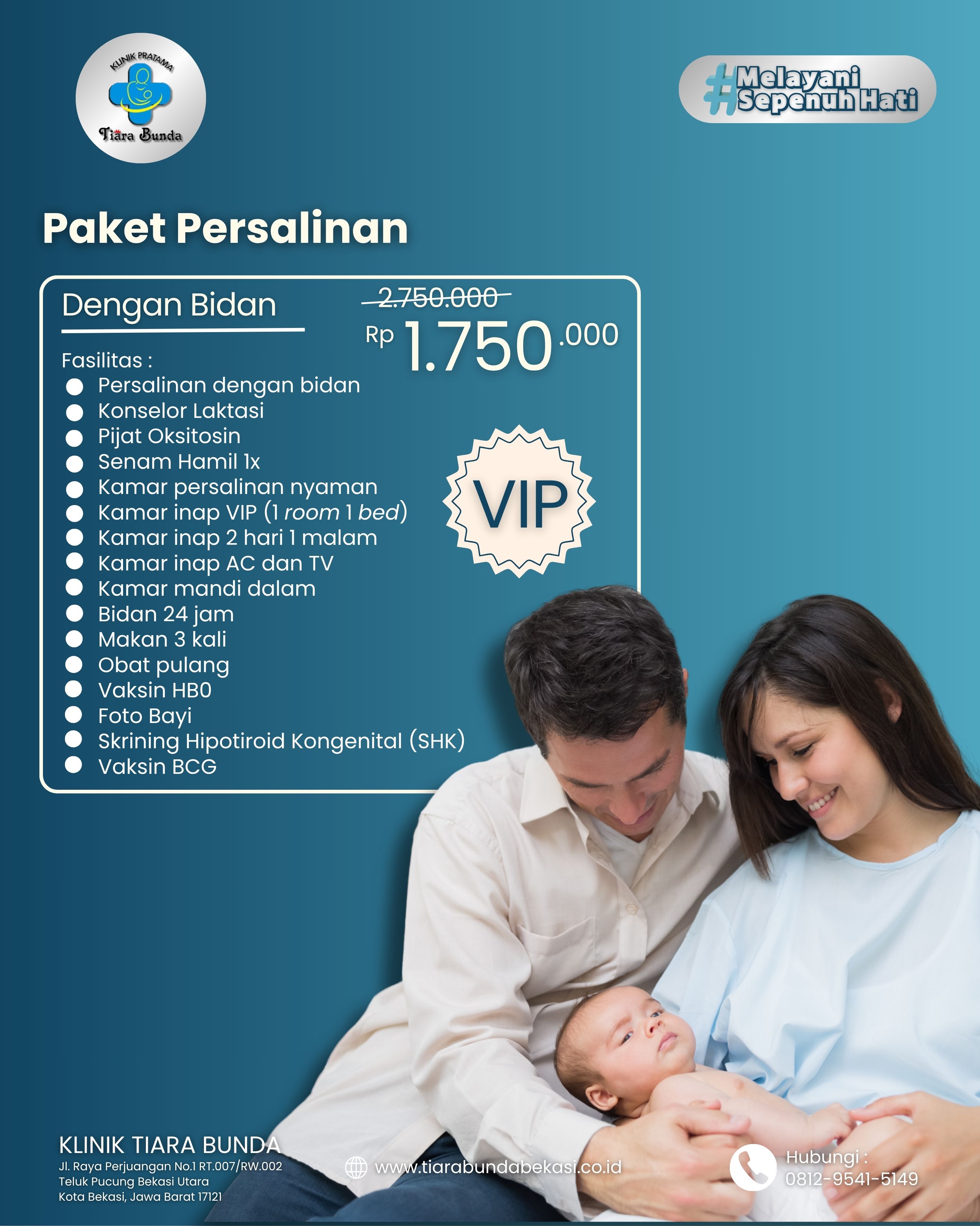 Paket Persalinan VIP Bidan