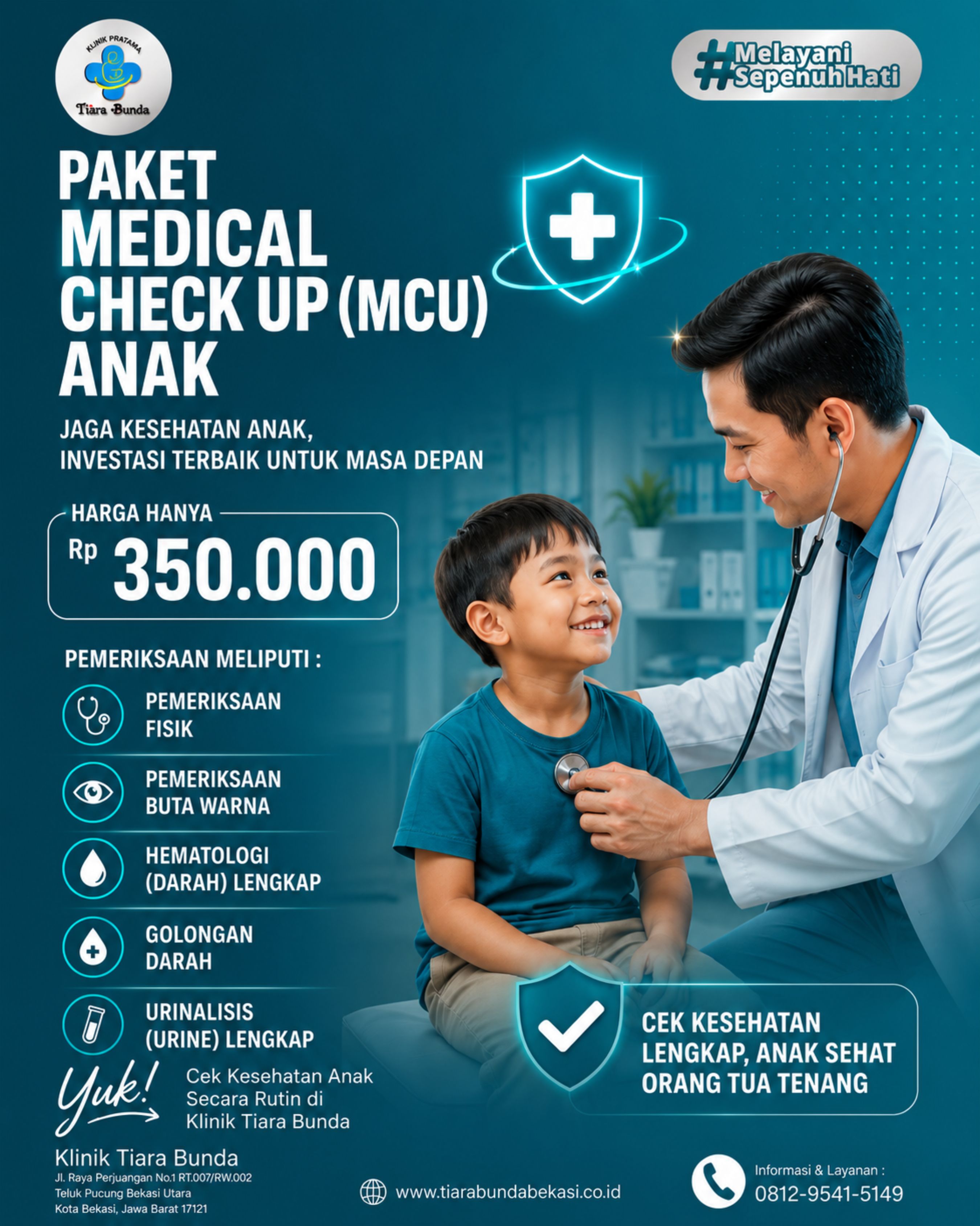 MCU Anak & Medical Check Up di Laboratorium Klinik Bekasi | Tiara Bunda