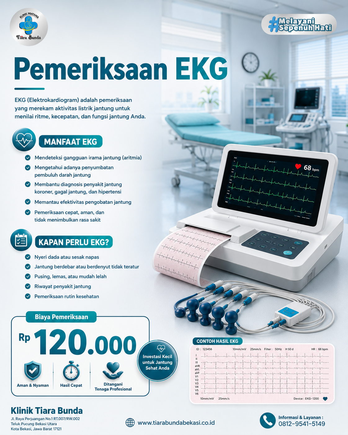 EKG & Medical Check Up: MCU Bekasi Terdekat | Laboratorium Klinik Bekasi