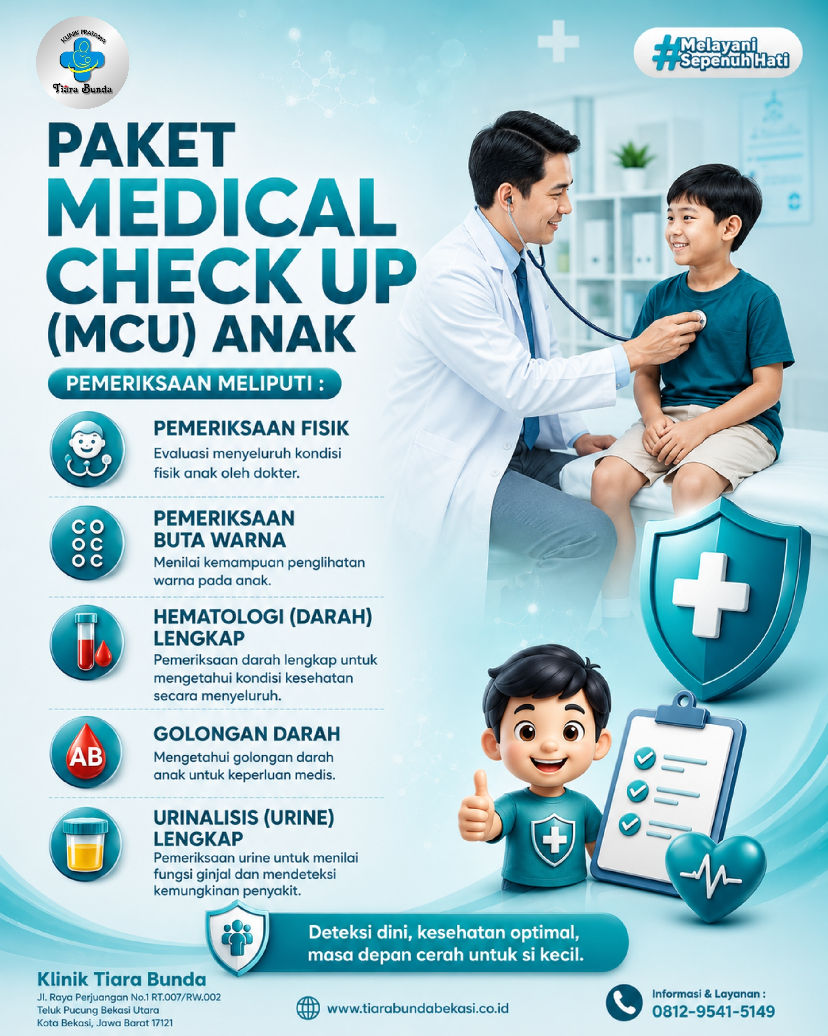 MCU Anak Terdekat & Paket MCU Bekasi di Laboratorium Klinik Bekasi