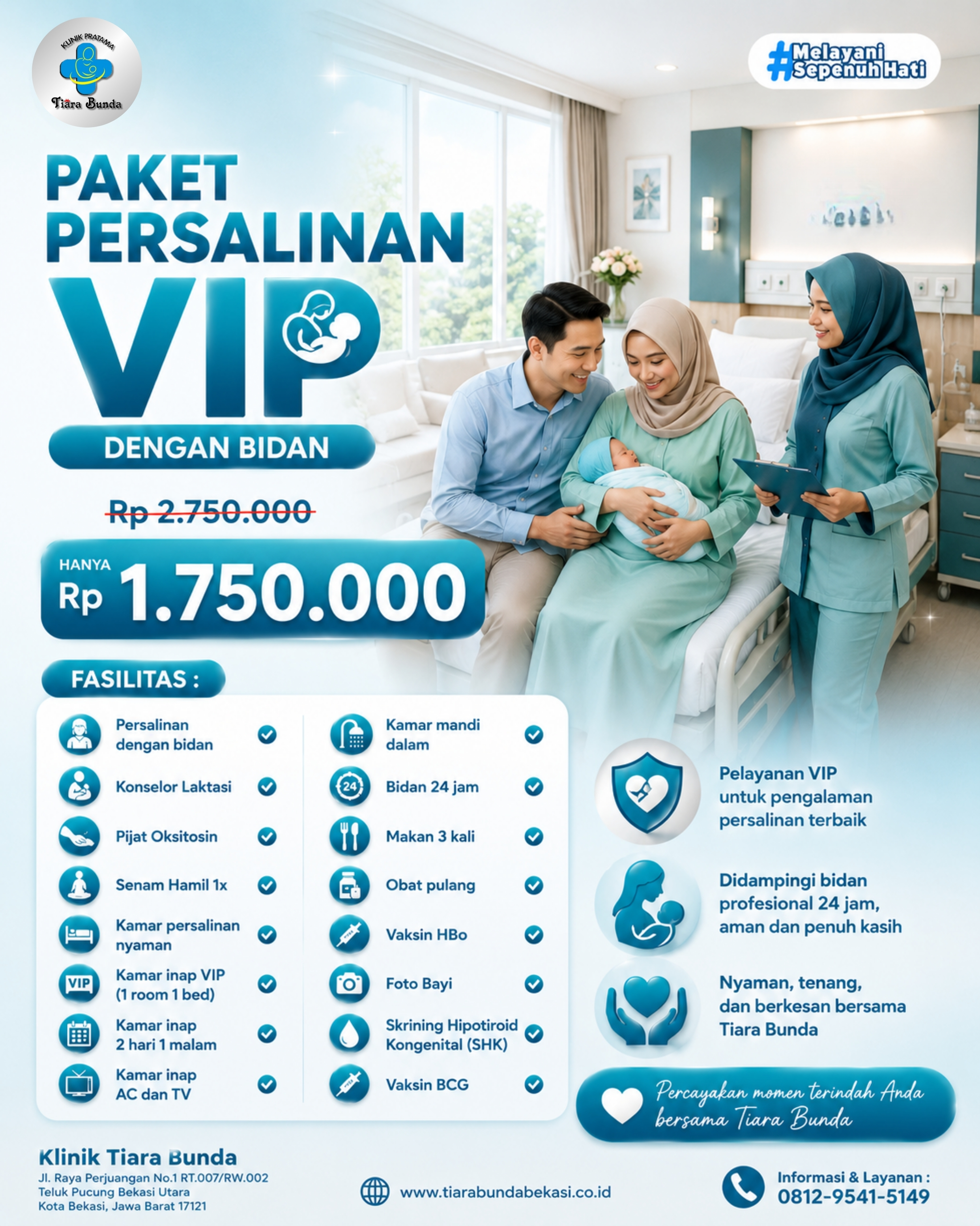 Paket Persalinan VIP Bidan